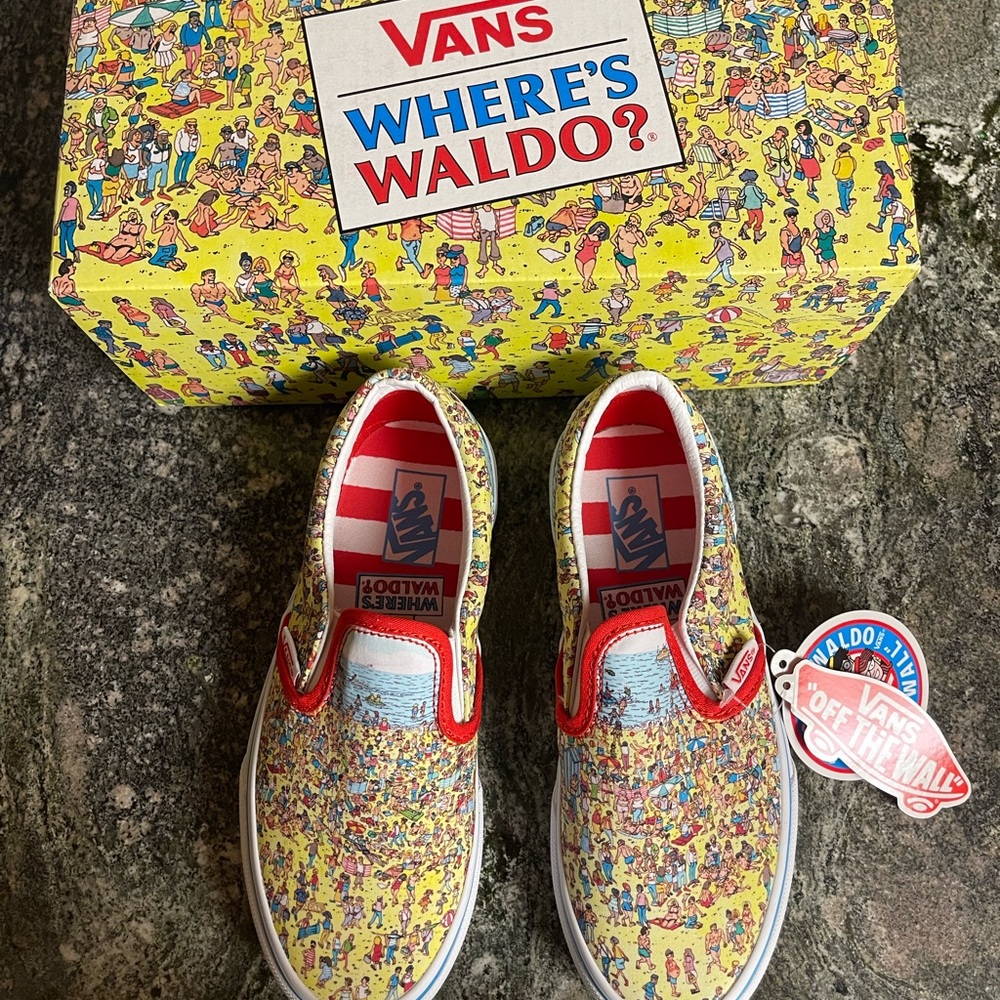Vans Where's Waldo Slip-On Shoes